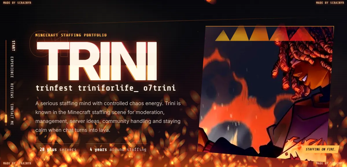 Trini portfolio preview